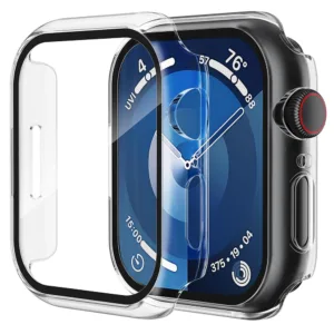 Techsuit - Defense360 Pro + Screen Protector - Apple Watch 1 / 2 / 3 (38mm) - Clear