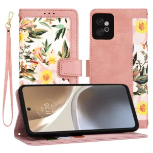 Techsuit - FlipCraft - Motorola Moto G32 - Sweetheart Pink