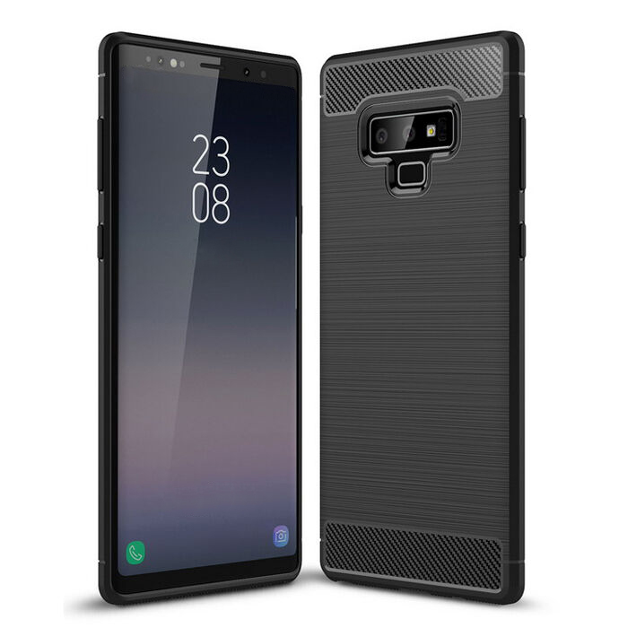 Techsuit - Carbon Silicone - Samsung Galaxy Note 9 - Black