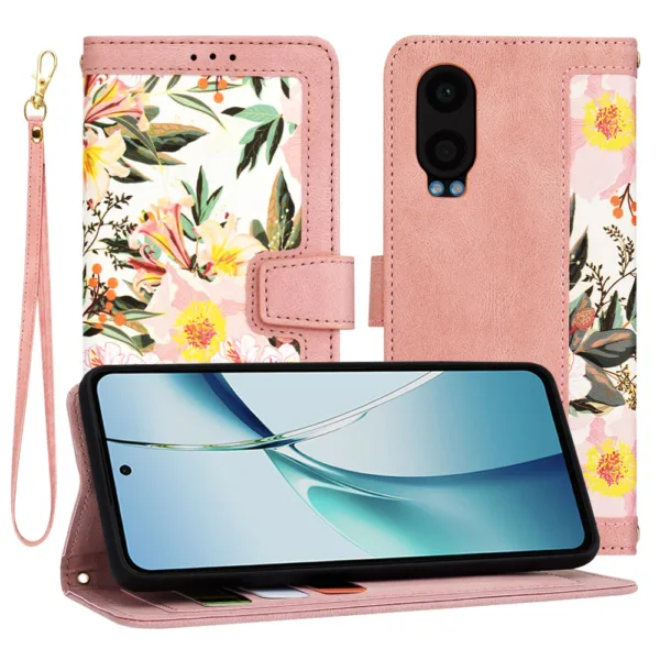 Techsuit - FlipCraft - OnePlus Nord CE4 Lite - Sweetheart Pink