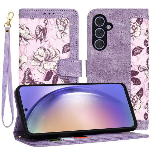 Techsuit - FlipCraft - Samsung Galaxy A54 - Mysterious Purple