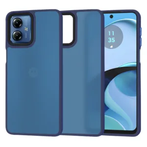 Techsuit - HaloFrost Series - Motorola Moto G14 - Deep Blue