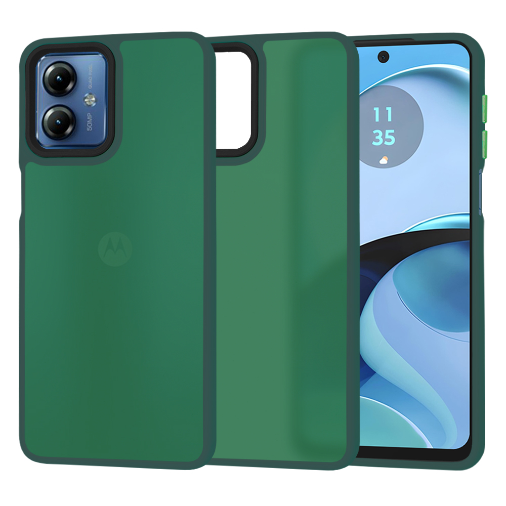 Techsuit - HaloFrost Series - Motorola Moto G14 - Midnight Green