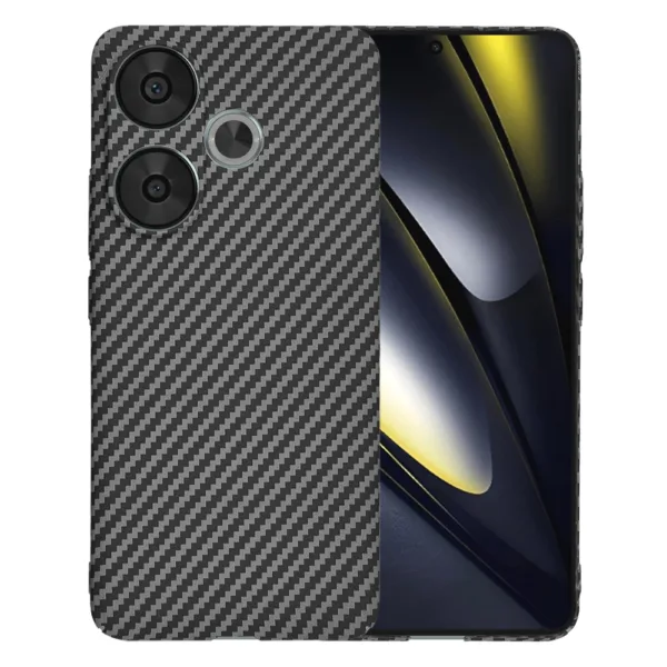 Techsuit - Carbonite FiberShell - Xiaomi Poco F6 - Black