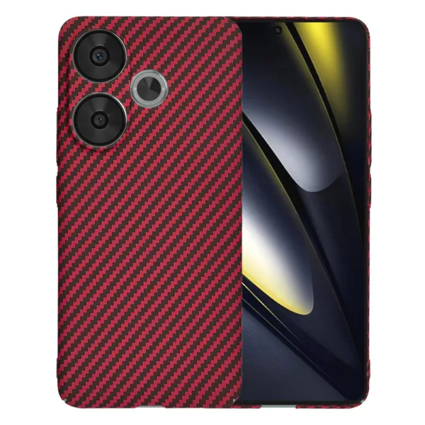 Techsuit - Carbonite FiberShell - Xiaomi Poco F6 - Red