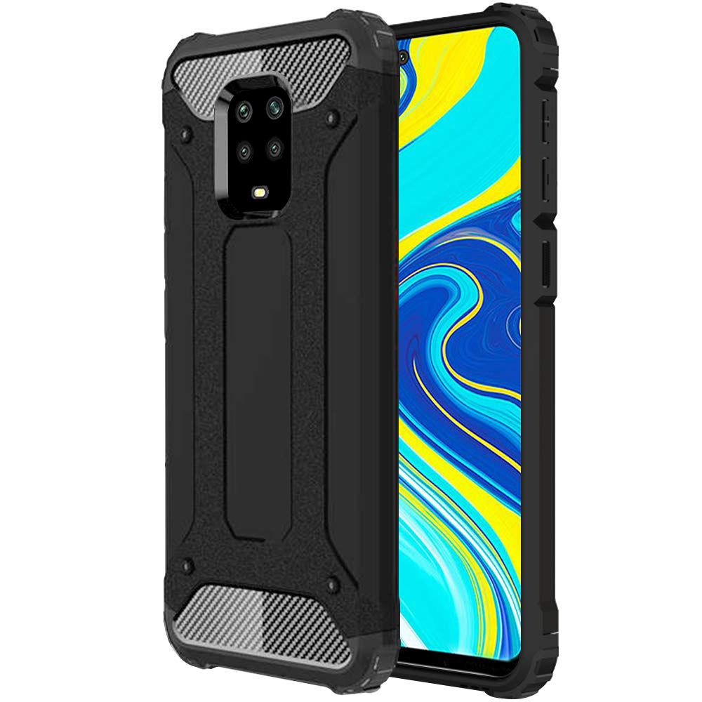 Techsuit - Hybrid Armor - Xiaomi Redmi Note 9S / Note 9 Pro / Note 9 Pro Max - Black