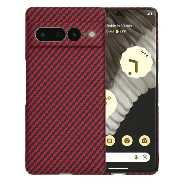 Techsuit - Carbonite FiberShell - Google Pixel 7 Pro - Red