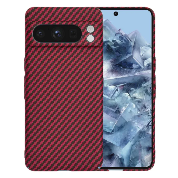 Techsuit - Carbonite FiberShell - Google Pixel 8 Pro - Red