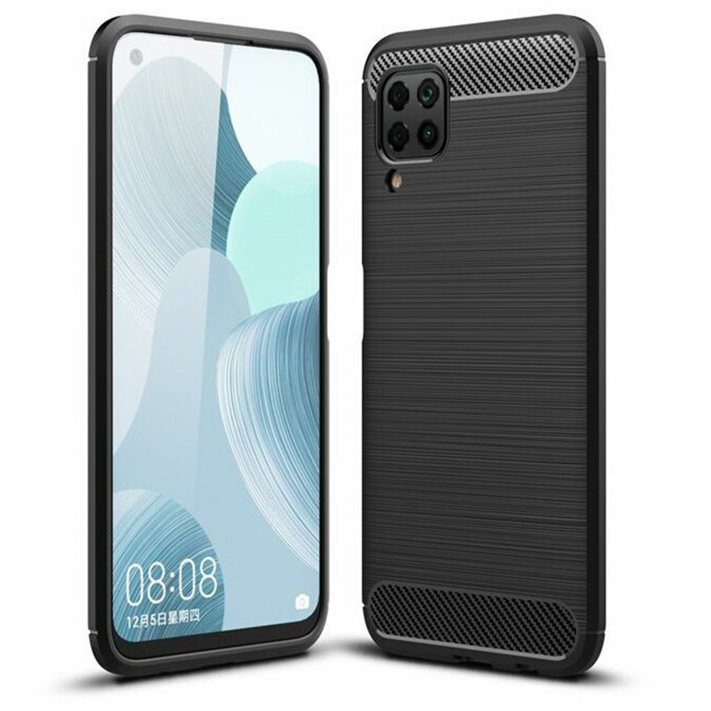 Techsuit - Carbon Silicone - Huawei P40 lite - Black