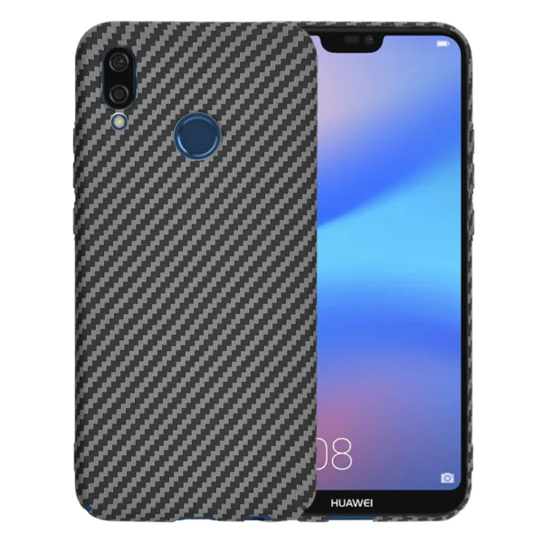 Techsuit - Carbonite FiberShell - Huawei P20 Lite - Black