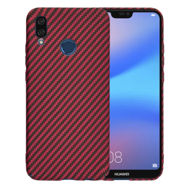 Techsuit - Carbonite FiberShell - Huawei P20 Lite - Red