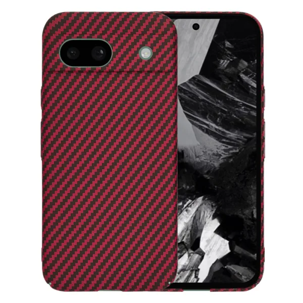 Techsuit - Carbonite FiberShell - Google Pixel 8a - Red