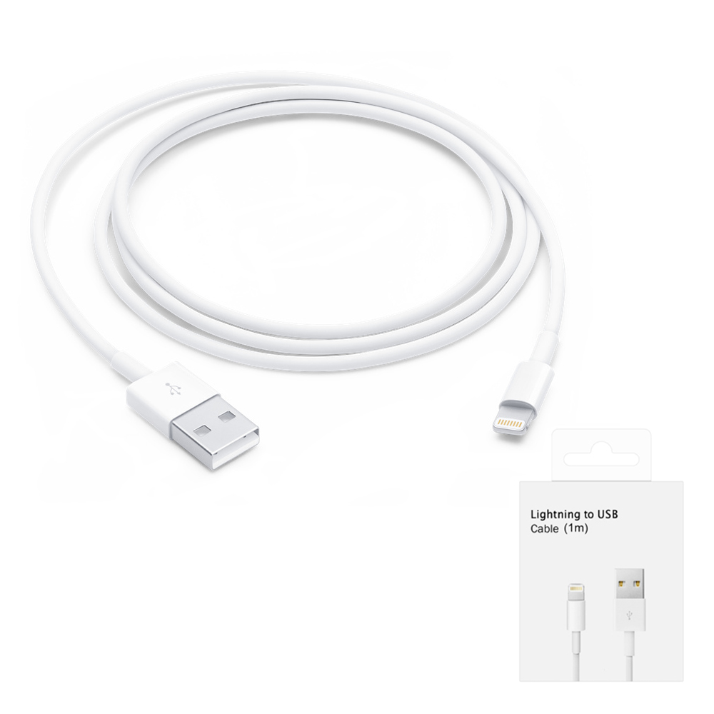 Apple - Original Data Cable A1480 (MXLY2ZM/A) - USB-A to Lightning