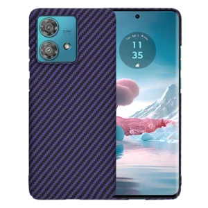 Techsuit - Carbonite FiberShell - Motorola Edge 40 Neo - Purple