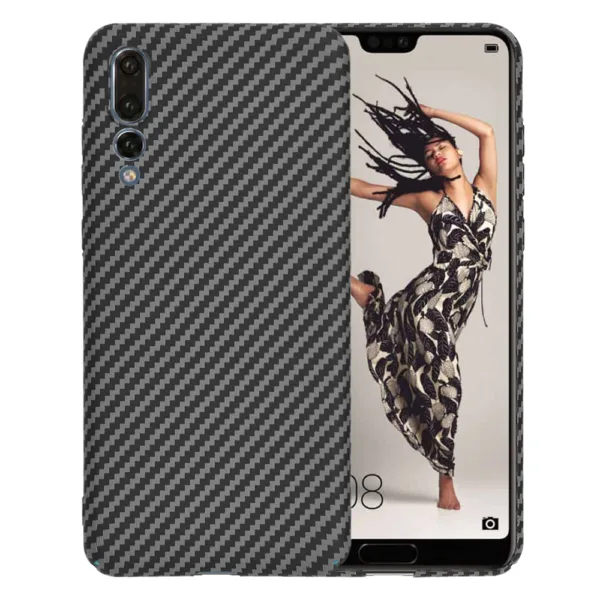 Techsuit - Carbonite FiberShell - Huawei P20 Pro - Black