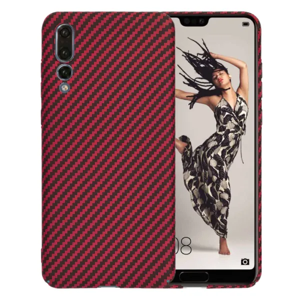 Techsuit - Carbonite FiberShell - Huawei P20 Pro - Red