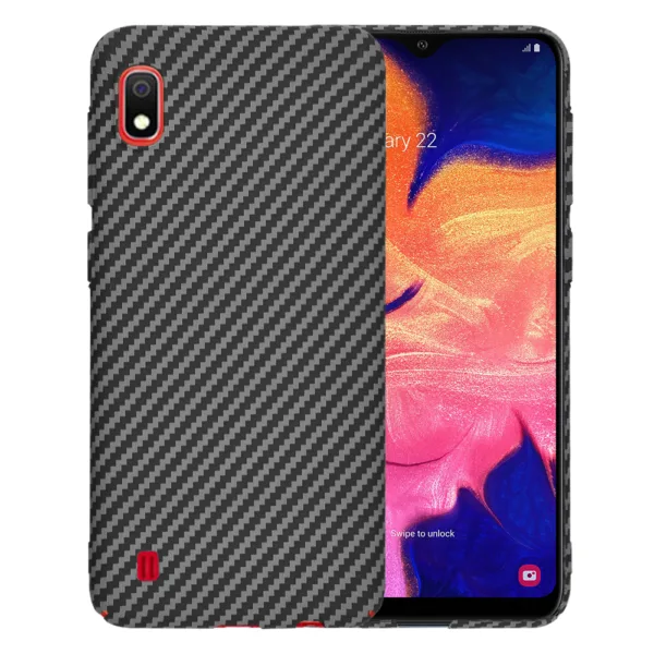 Techsuit - Carbonite FiberShell - Samsung Galaxy A10 - Black