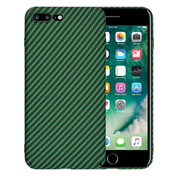 Techsuit - Carbonite FiberShell - iPhone 7 Plus / iPhone 8 Plus - Green