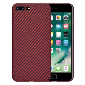 Techsuit - Carbonite FiberShell - iPhone 7 Plus / iPhone 8 Plus - Red