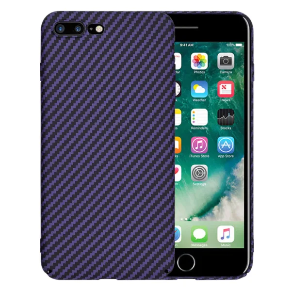 Techsuit - Carbonite FiberShell - iPhone 7 Plus / iPhone 8 Plus - Purple