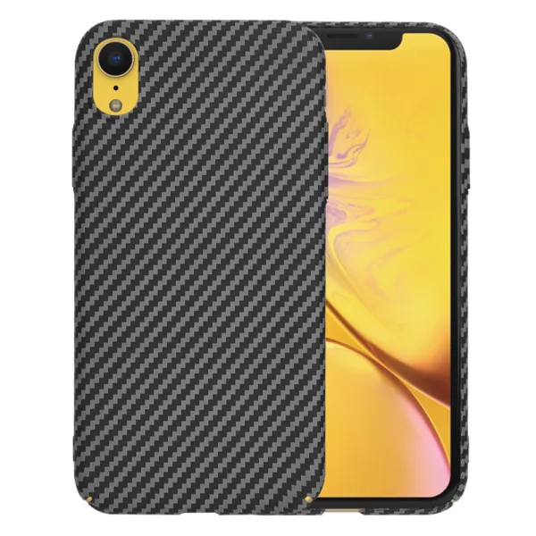 Techsuit - Carbonite FiberShell - iPhone XR - Black