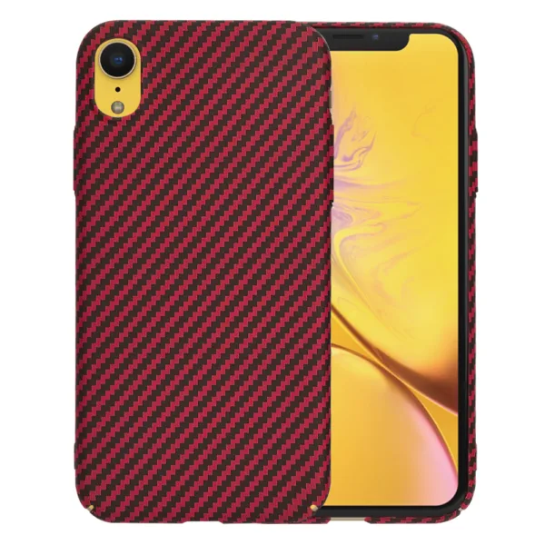 Techsuit - Carbonite FiberShell - iPhone XR - Red