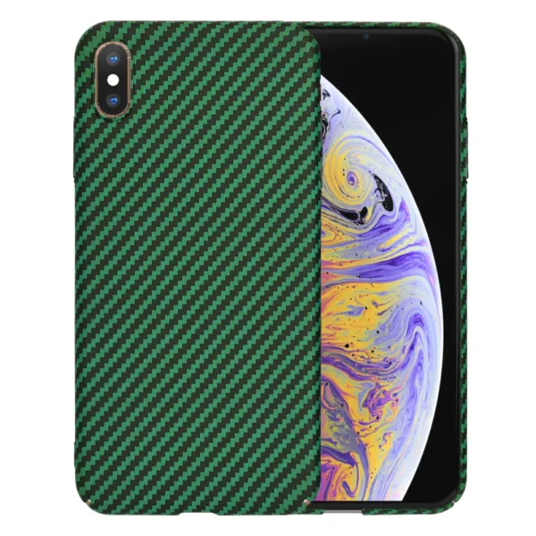 Techsuit - Carbonite FiberShell - iPhone XS Max - Green