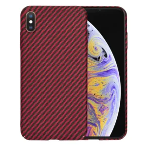 Techsuit - Carbonite FiberShell - iPhone XS Max - Red