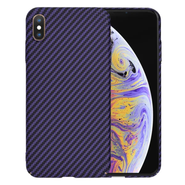 Techsuit - Carbonite FiberShell - iPhone XS Max - Purple