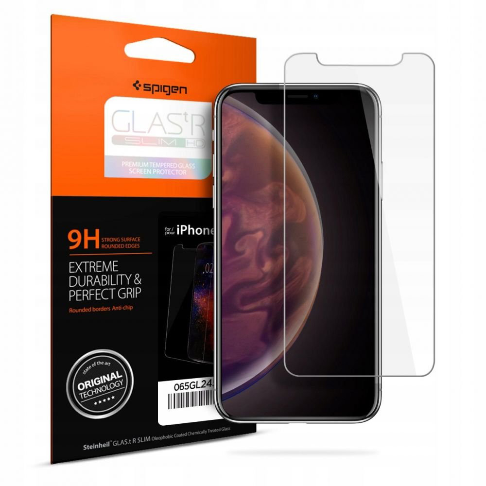 Spigen - Glas.tR Slim - iPhone X / XS / 11 Pro - Clear