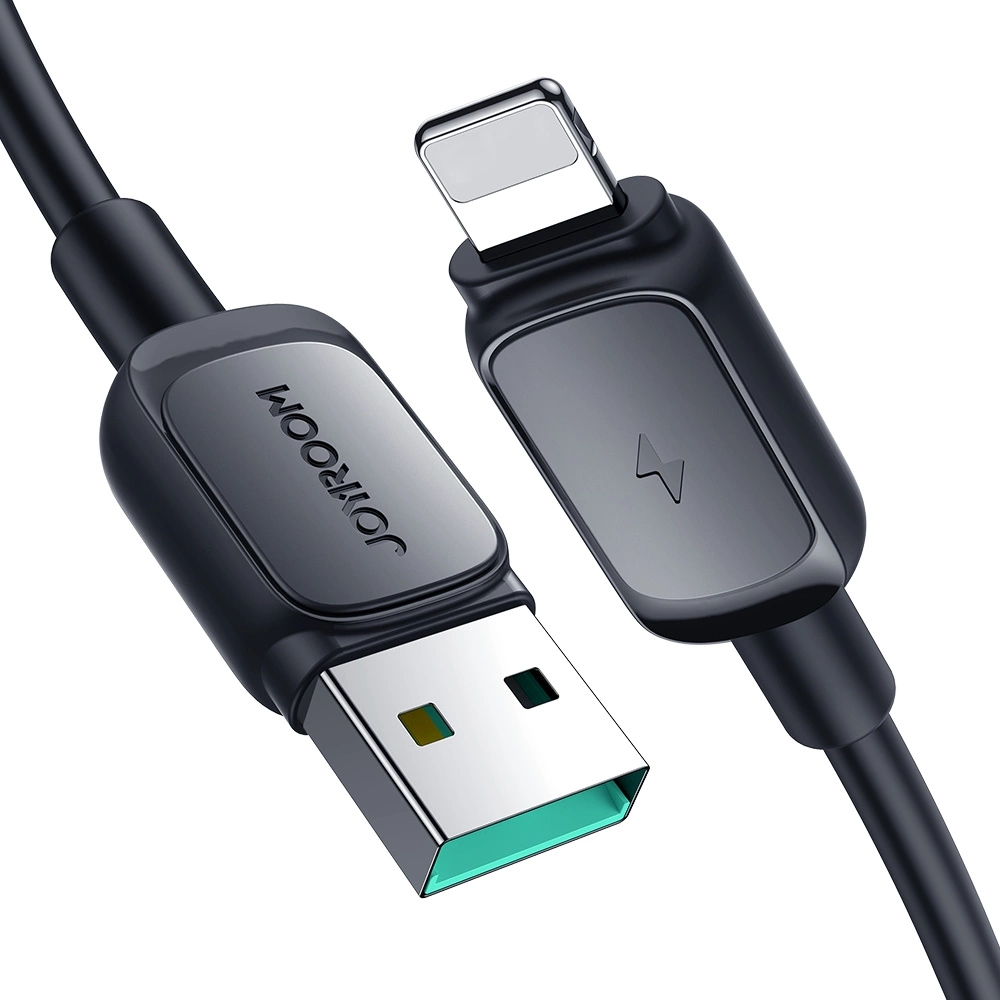 Joyroom Multi-Color Series A14 Lightning / USB-A 2.4A Cable 2 m - Black