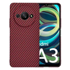 Techsuit - Carbonite FiberShell - Xiaomi Redmi A3 - Red