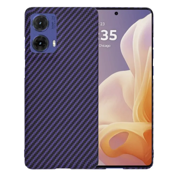 Techsuit - Carbonite FiberShell - Motorola Moto G85 - Purple