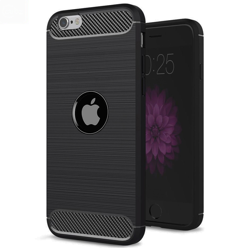 TechSuit - Carbon Silicone - iPhone SE 2