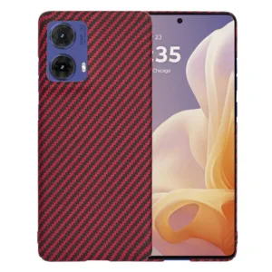 Techsuit - Carbonite FiberShell - Motorola Moto G85 - Red