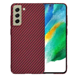 Techsuit - Carbonite FiberShell - Samsung Galaxy S21 FE 5G - Red