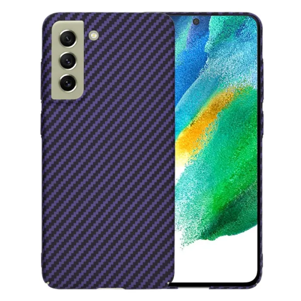 Techsuit - Carbonite FiberShell - Samsung Galaxy S21 FE 5G - Purple