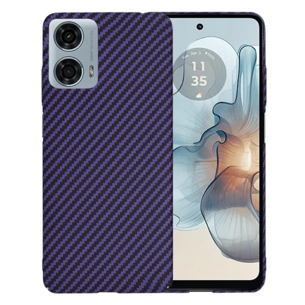 Techsuit - Carbonite FiberShell - Motorola Moto G24 Power - Purple