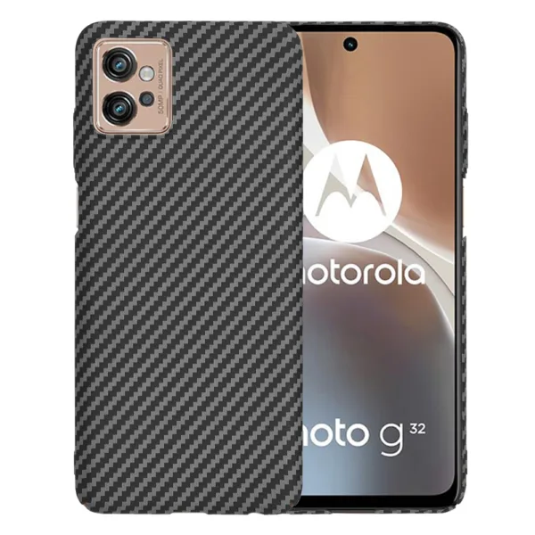 Techsuit - Carbonite FiberShell - Motorola Moto G32 - Black