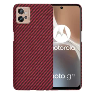 Techsuit - Carbonite FiberShell - Motorola Moto G32 - Red