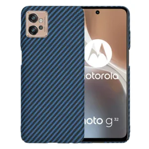 Techsuit - Carbonite FiberShell - Motorola Moto G32 - Cyan