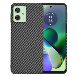 Techsuit - Carbonite FiberShell - Motorola Moto G54 / Moto G54 Power Edition / Moto G64 - Black