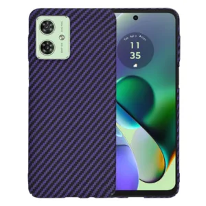 Techsuit - Carbonite FiberShell - Motorola Moto G54 / Moto G54 Power Edition / Moto G64 - Purple