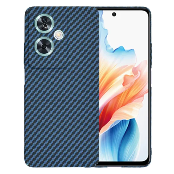 Techsuit - Carbonite FiberShell - Oppo A79 5G / OnePlus Nord N30 SE - Cyan