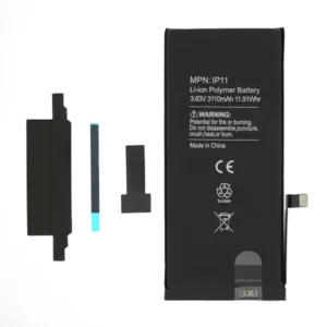 OEM - Smartphone Battery (20627) - decoded with extra IC (without welding) - iPhone 11 - 3110mAh - Black