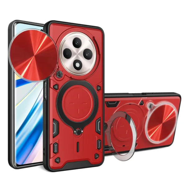 Techsuit - CamGuard Pro - Oppo Reno12 F 4G / Reno12 F 5G / Reno12 FS - Red