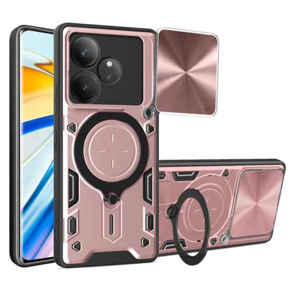 Techsuit - CamGuard Pro - Realme GT 6 / GT 6T - Rose Gold