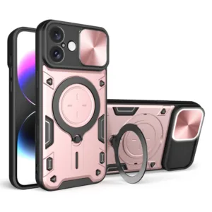 Techsuit - CamGuard Pro - iPhone 16 Plus - Rose Gold