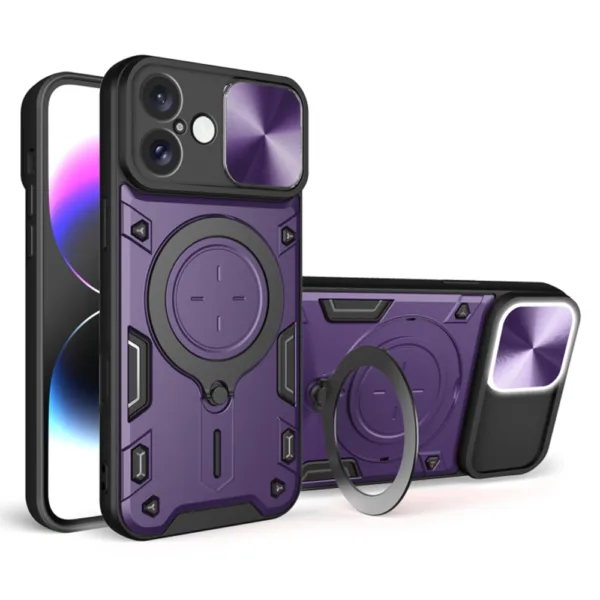 Techsuit - CamGuard Pro - iPhone 16 Plus - Purple