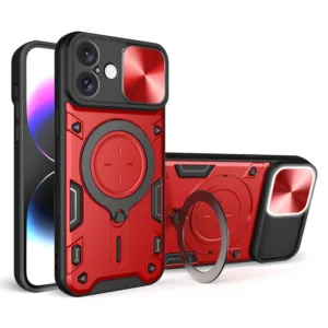 Techsuit - CamGuard Pro - iPhone 16 Plus - Red